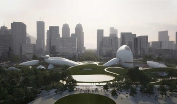 都市旷野之境，“深圳湾文化广场”方案设计 / MAD