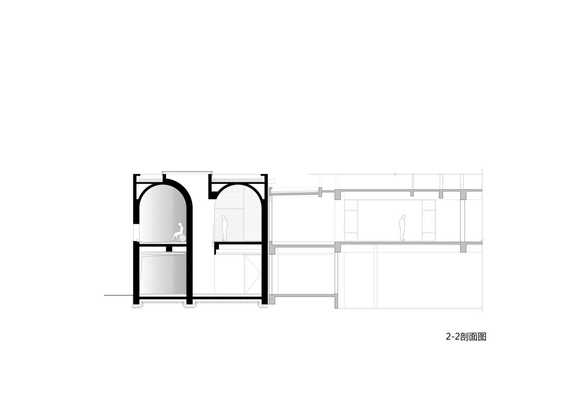 24_南京艺术学院加建展馆-2-2剖面.jpg