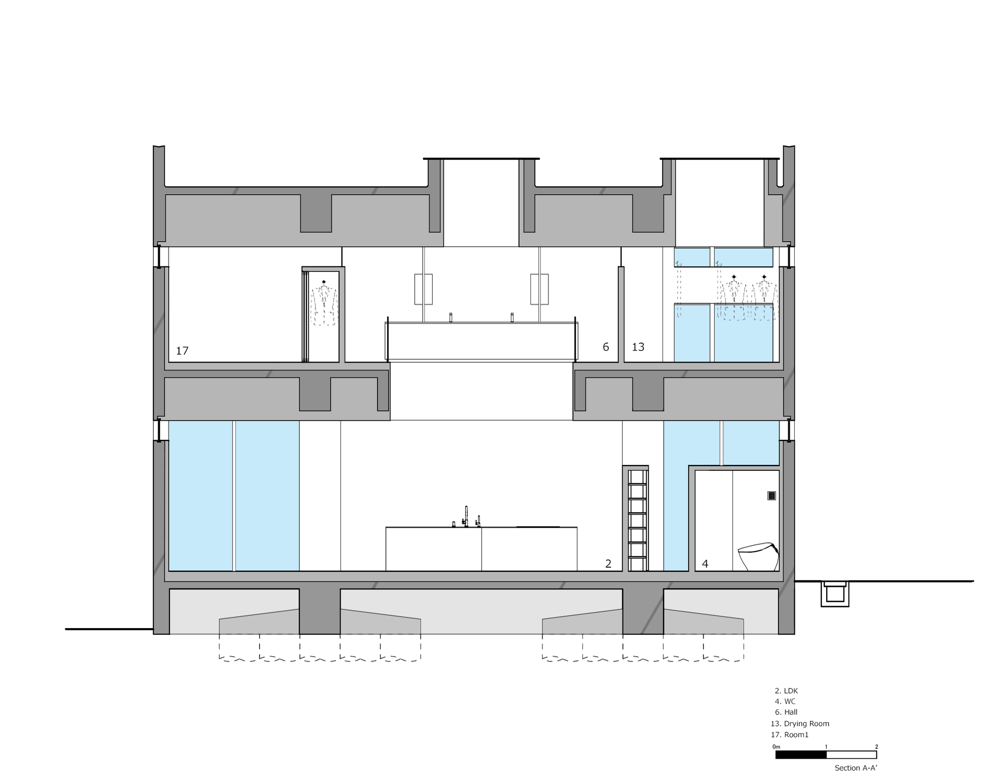 m8 _House_In_Takamatsu_Section01_A-A__ENG.jpg