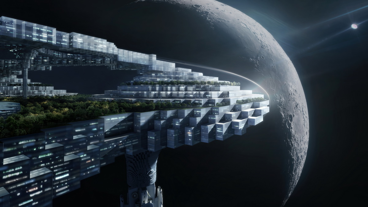 晶体太空城与月球伴行 Crystal Space City Traveling with the Moon_调整大小.jpg